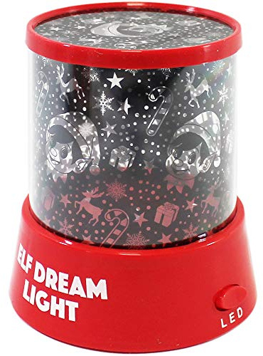 Elves Behaving Badly Elf Dream Light - Light Up Night Light - Christmas Lights, red