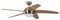 Pepeo Melton ceiling fan with lighting and remote control, nickel housing, blade color honey - maple, 132 cm, for rooms up to 25m²