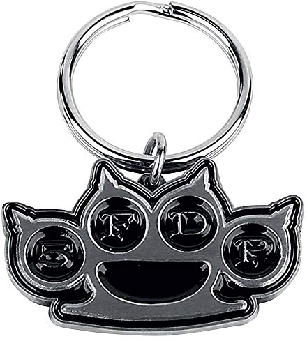 5 Finger Death Punch Knuckles Band Logo Official New Keyring Key Chain