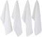 DII 100% algodón, Ultra Absorbente, Resistente, Secado y Limpieza, Diario Cocina básica, Blanco, Blanco