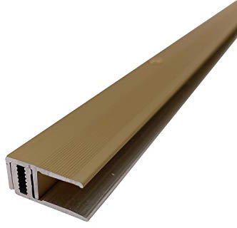 ufitec® TPL Profi profil de finition pour parquets et sols stratifiés - Largeur de couverture: 21 mm - en deux pièces, vissable et adapté pour des hauteurs de revêtement de 7-16 mm