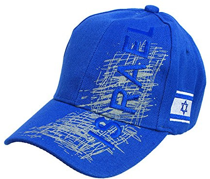 Unbekannt Israel Bestickt Blau Baseball Cap Mütze Fashion mit Israel Flagge
