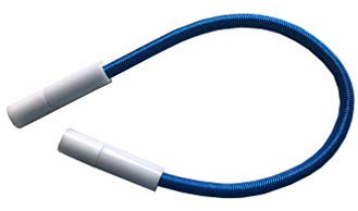 International Pool Protection Gomas tensoras Regulables para cobertor de Piscina. Kit 15 Ud Azules