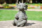 MystiCalls - Gartenfigur Gartendrache - Modell Yoga klein - Fantasy Figur Deko Drache Garten