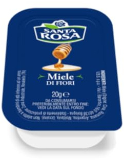MIELE SANTA ROSA 100 VASCHETTE DA 20 GR MONOPORZIONE HOTEL FRUTTA MONODOSE
