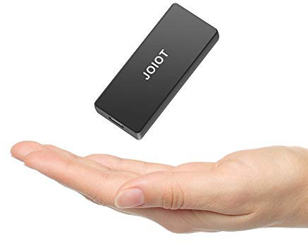 JOIOT Portable 120GB External Solid State Drive, USB 3.2 Type C, 400MB/S Data Transfer, Mini Aluminium Alloy, Shockproof & Drop Resistant, Portable SSD for Mac Windows Android Linux