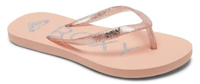 Roxy Mädchen Viva Sparkle Sandale, Lt Peach, 35 EU