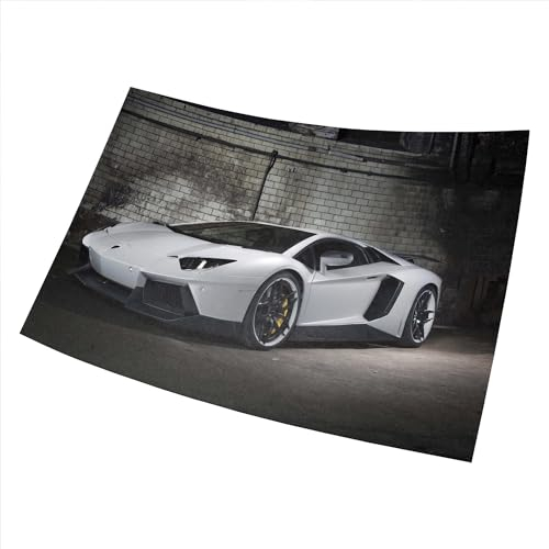 Lamborghini 2013 Aventador LP700-4 Torado White Luxury Cars Poster 38 x 58 cm (380 x 580 mm)