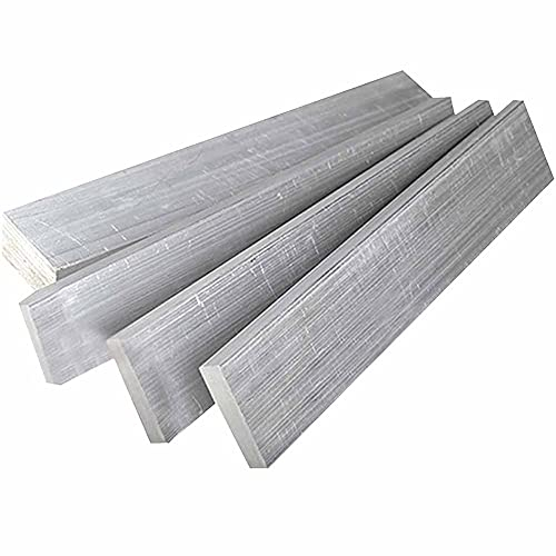 GOONSDS Strisce di lamiera di Alluminio a Barra Piatta, (5 fette) Piastre in Alluminio di Varie Dimensioni, Lunghezza 500 mm,2x10x500mm
