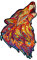 Funnli Holzpuzzle Erwachsene, Einzigartige Tierförmige Holz Puzzle(Heulender Wolf) (L-40 * 25.6cm-280 Stück)