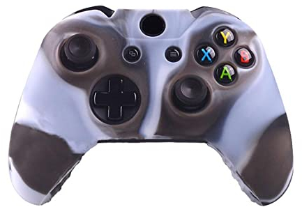 G-MOTIONS Custodia per controller Xbox One, protezione in silicone per il tuo controller Xbox, evita di sporcare il controller e fornisce una protezione aggiuntiva in caso di urti (bianco maron), Multi