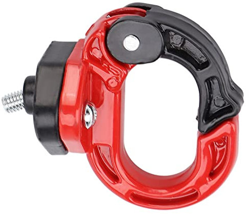 Scooter de griffe avant, crochet de sac de casque de bagage de suspension de griffe avant de moto alliage d'acier en aluminium 12kg portant la charge pour le scooter électrique(rouge + noir)