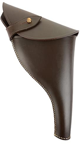 British Webley .38 Holster, Leder, Dunkelbraun