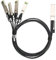40G 1M Kabel, QSFP Zu 4 SFP 40G Hochgeschwindigkeits Glasfaserkabel, Mehrschichtiger Schutz, Gute Wärmeableitung, Kompatibel mit Juniper, Entel, Extreme