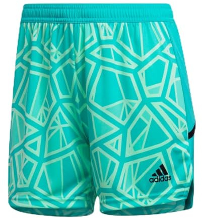 adidas Damen Soccer Condivo 22 Torwart-Shorts, leicht und dehnbar, Aeroready, hergestellt aus recycelten Materialien, Mint Rush, L