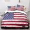 SELIDO Usa Bettwäsche 155x220 Kuschelig Weiche Microfaser 3D Druck Usa Bettwäsche-Sets Teenager Bettbezug + 2 Kissenbezug 80x80 mit Reißverschluss