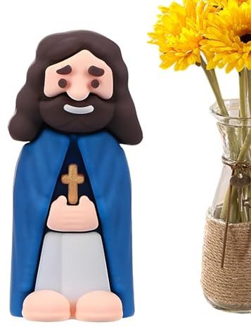 Kleine Jesus-Figur, Mini-Jesus, Jesus – Jesus-Spielzeug, Mini-Deko, Christusretter Yigua, fügen Sie Urlaubsatmosphäre zu Veranstaltungen im Freien für Es Puppen Ostereier Stuffers hinzu