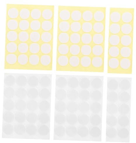 CORHAD 100stücke Wachsklebeplättchen Doppelseitige Hitzebeständige Klebepunkte Für Kerzen Für Sichere Befestigung Von Dochten Im Gelbe Und Weiße Aufkleber