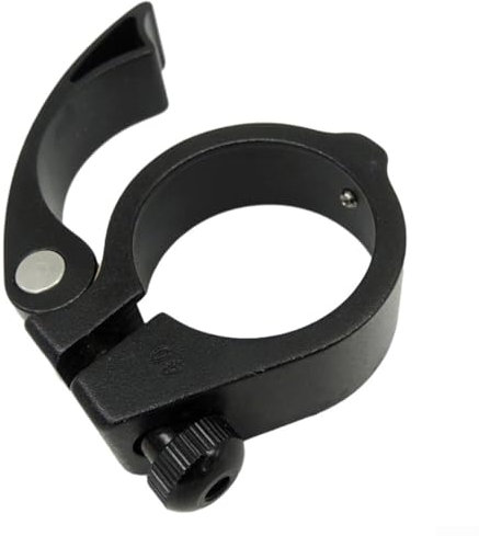 UTTASU Aluminum MTB Road Bike Seatpost Clamp, 40mm Size, Lightweight and Easy to Lock (Black)