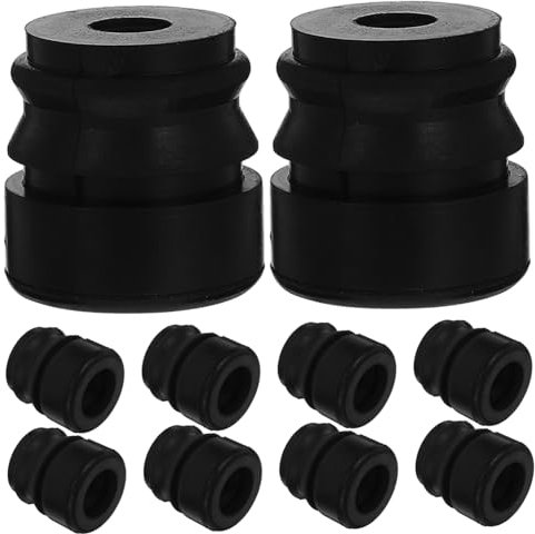 BESPORTBLE 10pcs Chainsaw Shock Absorber Kit Handle Av Buffer Replacement Spare Parts for 52 58 Chainsaw Mowers 52 58 Gasoline Chainsaw Parts Spare Parts for Chainsaw Mowers Black Rubber