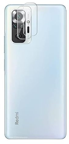 HQ-CLOUD® Lot de 2 Protection Objectif Caméra Arrière en Verre Trempé Pour Xiaomi Redmi Note 10 Pro, Film en Verre Trempé 9H, Ultra HD, Anti-Rayures