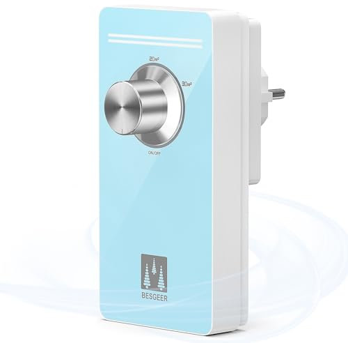 Luftreiniger Ozongenerator Geruchskiller, Air Ozonizer Ozon Ionizer Generator, Heim Air Purifier Ozongerät Ozonisator für Zimmer, Rauch, Badezimmer, Haustiere, Formaldehyd und Geruch(Blau)