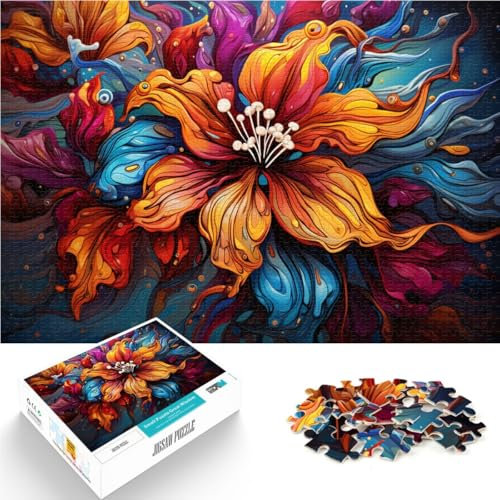 Puzzle für Erwachsene mit 1000 Teilen, Orchideen, Denkspiel, jedes Teil ist einzigartig – anspruchsvolles Familienspiel,38x52cm, für Teenager ab 14 Jahren
