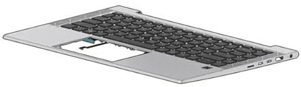 HP TOP Cover W/KBD CP+PS BL FR M36312-051, Keyboard, French, M36312-051