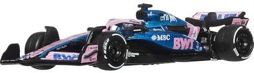 Hot Wheels Premium BWT Alpine Formula One Team-Fahrzeug (#10) | Sammel-F1-Rennauto im 1:64-Maßstab mit Real Riders Reifen und Metallchassis, JKD82