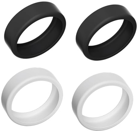 XXLKVSK 4PC Silicone Ring Cover Compatible Creative and Practical Anti-Scratch Elastic Case Finger Wrapper for Rings, for Women&Men