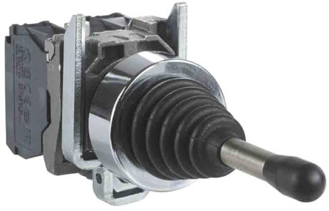 Schneider Electric Harmony XB5 Joysticksteuerung, 2-Achsen, 1-poliger Schließer, 600V / 220 mV, IP 66 Griff Typ Hebel