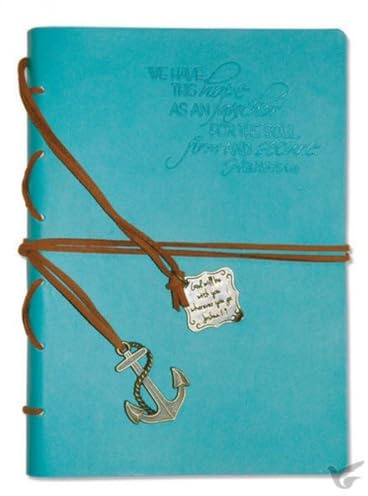 Divinity Boutique Journal, Hope as an Anchor with Aqua Charm (22875) 7.5 x 5