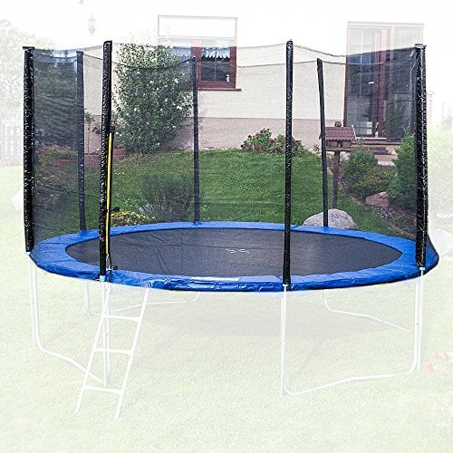 MS-Point Trampolin Sicherheitsnetz Ersatznetz Schutznetz ohne Pfosten für Tampoline 3,05m für 8 Pfosten Netzhöhe 170cm