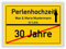 Geschenkidee zur Perlenhochzeit - 30 Jahre Verheiratet - Perlen Hochzeit - Ortsschild Bild Geschenk zum 30 Hochzeitstag - Jubiläum mit Namen und Datum