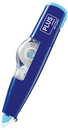 PLUS Japan, Korrekturroller MR in Blau, 1er Pack (1 x 1 Korrekturroller)