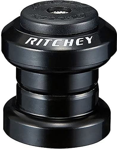 Ritchey Logic External Cups EC Headset, Anodized Black Finish, 1-1/8in