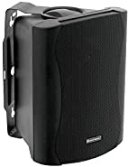 OMNITRONIC C-50 schwarz 2x | Passives 2-Wege-Lautsprecherpaar mit Halterung, 5-Tieftönern und 40 W RMS