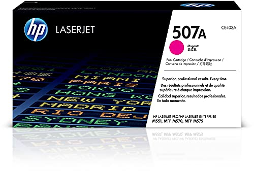 HP 507A (CE403A) Rot Original Toner für HP Laserjet Enterprise M551, Color M575, Pro 570, Magenta 6.600S