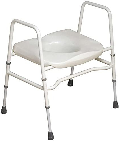 NRS Healthcare M48805 Mowbray Toilet Seat and Frame Free Standing - Extra wide