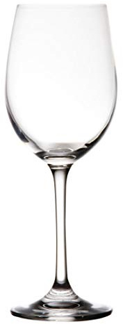 Olympia Modale Crystal Wine Glasses 395ml Glasswasher Safe, Pack of 6 | Sized at 220x80mm to suit busy restaurant or bar service, offering durable everyday use for commercial venues.