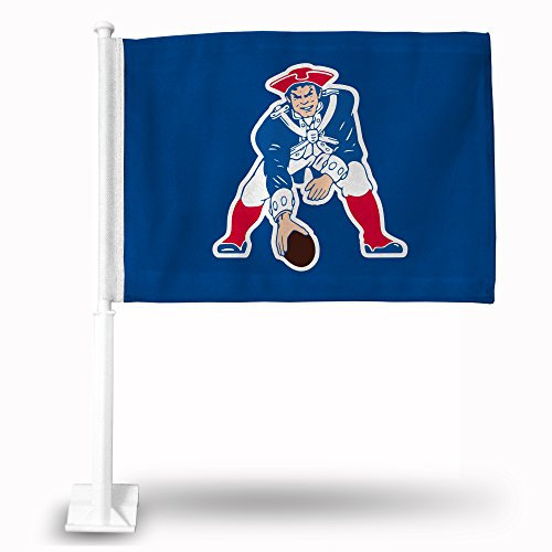 NFL Patrioten Retro Auto Flagge, 20,3 x 2,5 cm Logo Farbe