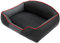 DOGGY Hobbydog LELICZG10 Hundebett/Sofa/Korb Elite mit Kunstleder, schwarz/Graphit, L 65 x 50 x 24 cm