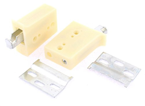 sourcing map Mueble de cocina en pared Soporte colgador 58mm x 49mm x 18mm 2pcs