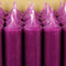 Bütic GmbH Stabkerzen durchgefärbt 180mm x Ø 22mm - Kerzen hochgereinigt, Brenndauer 8h, geruchsneutral, rußarm mit rückstandsfreiem Abbrand, Farbe:Aubergine, Set mit:4 Stück