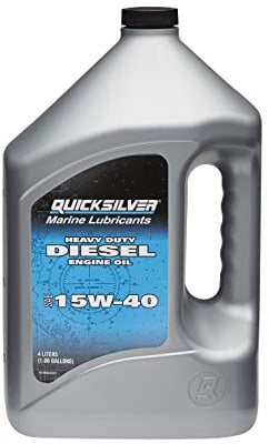 Quicksilver - 8M0096794 Hochbeanspruchbares Dieselmotoröl – 15W40 – 4 Liter