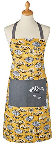 Cooksmart Delantales de Cocina de diseño británico para Mujer, 100% algodón, con Bolsillos, Delantales de Cocina para Mujer, adecuados para Todo Tipo de cocinas, Prado Retro