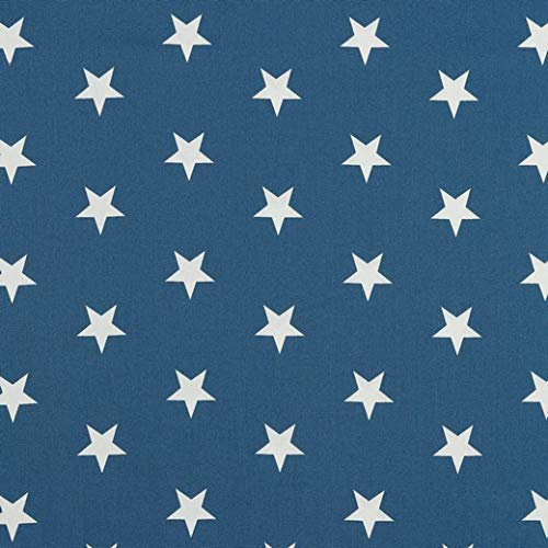 babrause® Baumwollstoff Jeans Blau Farben Webware Meterware Popeline OEKOTEX 150cm breit - Ab 0,5 Meter