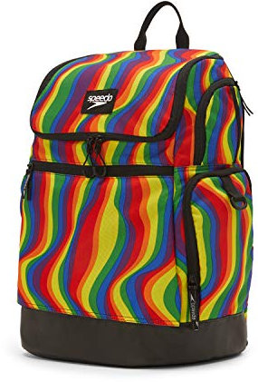 Speedo Unisex-Erwachsene Teamster, groß, 35 Liter Rucksack, Rainbow Pride 2.0, Einheitsgröße