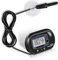 NEPTONION Aquarium Thermometer LCD Digital Aquarium Thermometer with Suction Cup Fish Tank Water Terrarium Temperature for Fish and Reptiles Like Lizard and Turtle