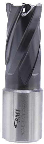 SMI HSS TiAlN Kernbohrer 17 mm Drm. Schnitttiefe 30 mm, Aufnahme 19 mm Weldonschaft